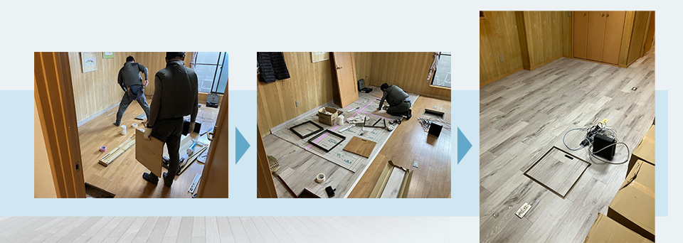 「リノベーション」は「新築時に比べてマイナスになった建物の価値を、プラスまで高める」ように改修することを、一般的に「リノベーション」と呼びます。老朽化した建物のデザインを新しくしたり、断熱性などを高めたりして、もとの建物より魅力的で快適になることを目指します。例えば、劣化した古民家を、機能性に優れた現代風に改修する工事のことです。「リフォーム」は「回復・修復」という意味合いが強く含まれています。一般的に、建物の価値が「マイナスからゼロ」へ戻るように部分的に改修したり設備を入れ替えたりする工事が「リフォーム」です。住み続けるうちに劣化した水まわり設備や床材を取り替え、新しくする。劣化したところを補修するだけであれば部分的な工事で済むケースが多いです。
